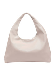 Product shot of the Monaco Shoulder Bag in colour Oat, from the back