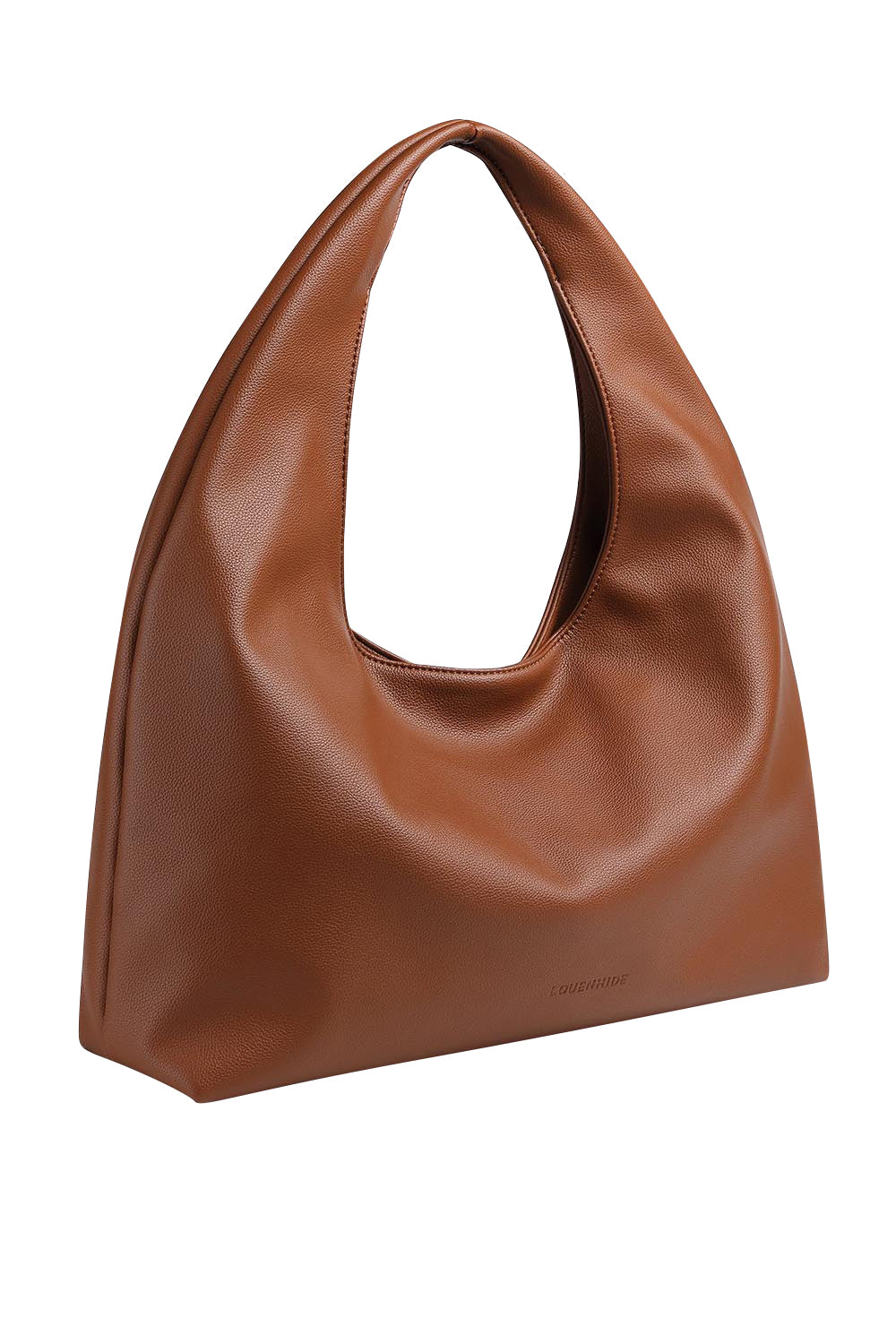 Product shot of the Monaco Shoulder Bag in colour Tan, detail