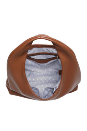 Product shot of the Monaco Shoulder Bag in colour Tan, detail