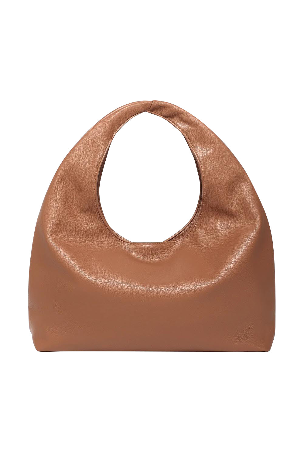 Product shot of the Monaco Shoulder Bag - Toffee in colour Toffee, from the back