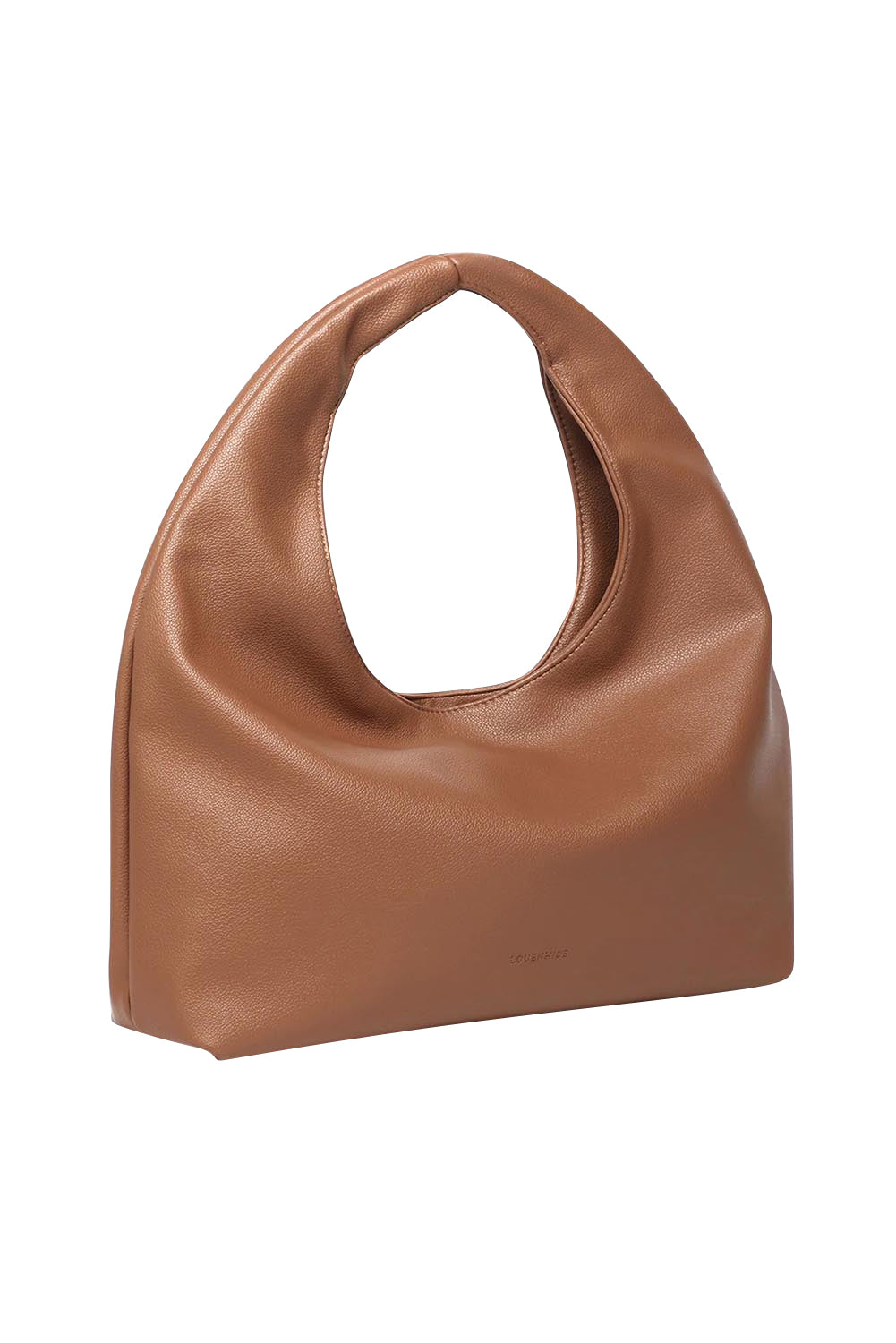Product shot of the Monaco Shoulder Bag - Toffee in colour Toffee, showing detail