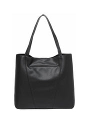 Product shot of the Colby Tote Bag - Black in colour Black, from the back