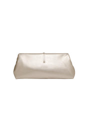 Product shot of the Asha Clutch - Champagnegold in colour Champagnegold, from the back