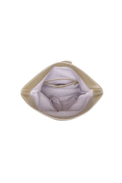 Product shot of the Asha Clutch - Champagnegold in colour Champagnegold, showing detail