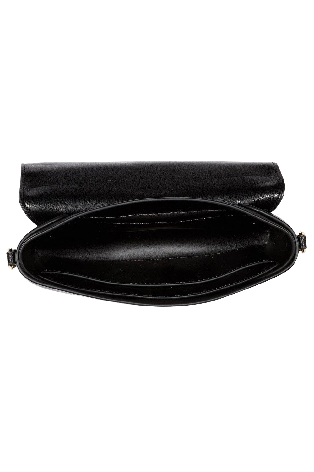 Product shot of the Pixie Crossbody Bag in colour Black (Black), detail
