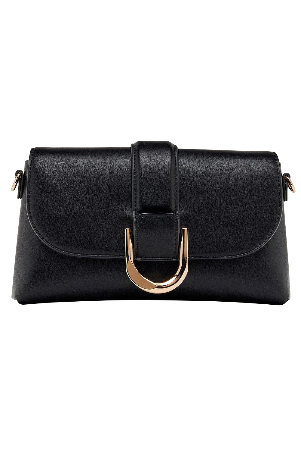 Product shot of the Pixie Crossbody Bag in colour Black (Black), detail