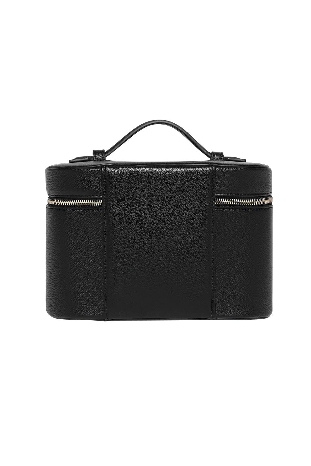Product shot of the Juliette Toiletries Bag in colour Black (Black), from the back