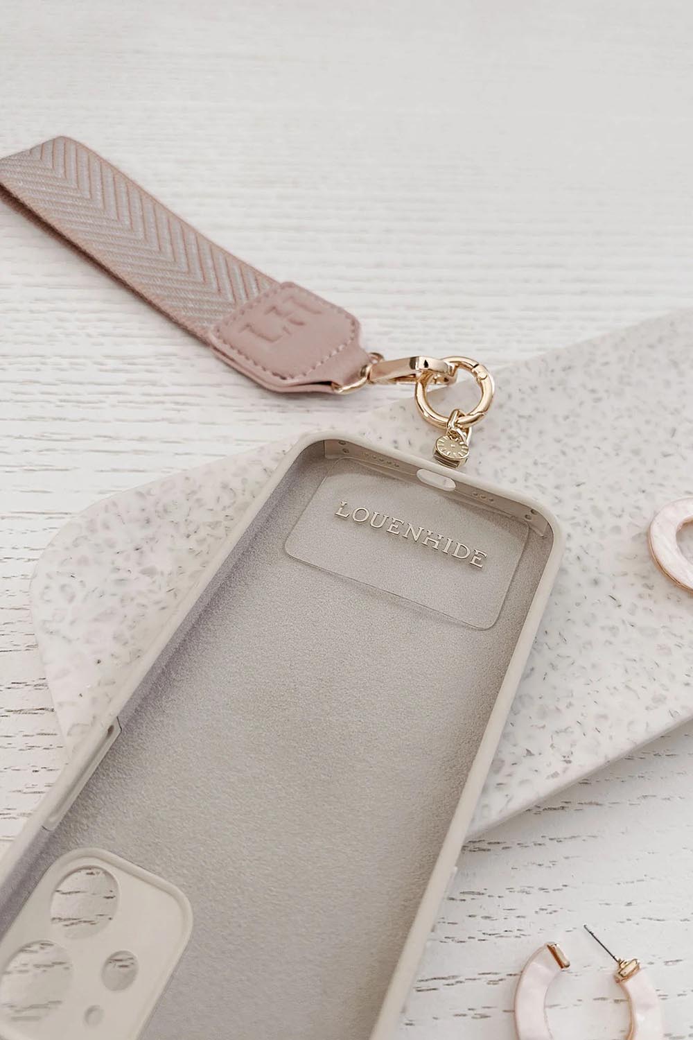 Iris Keyring With Phone Attachment | Duskypink | LOU-KEYRING ...