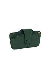 Product shot of the Skittles Glasses Case in colour Forestgree (Green), detail
