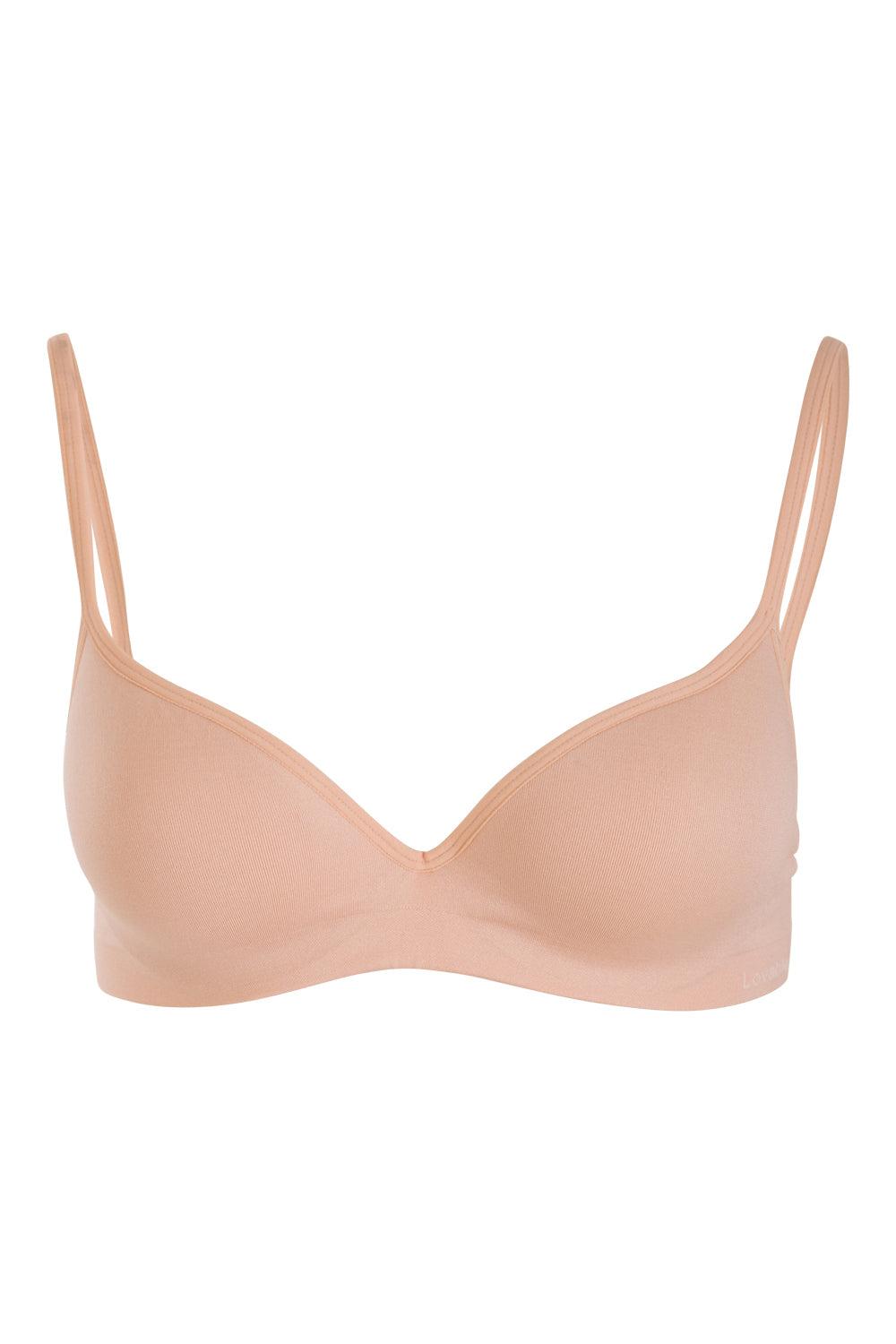 Product shot of the Sexy & Seamless Contour Bra in colour Nude, from the front
