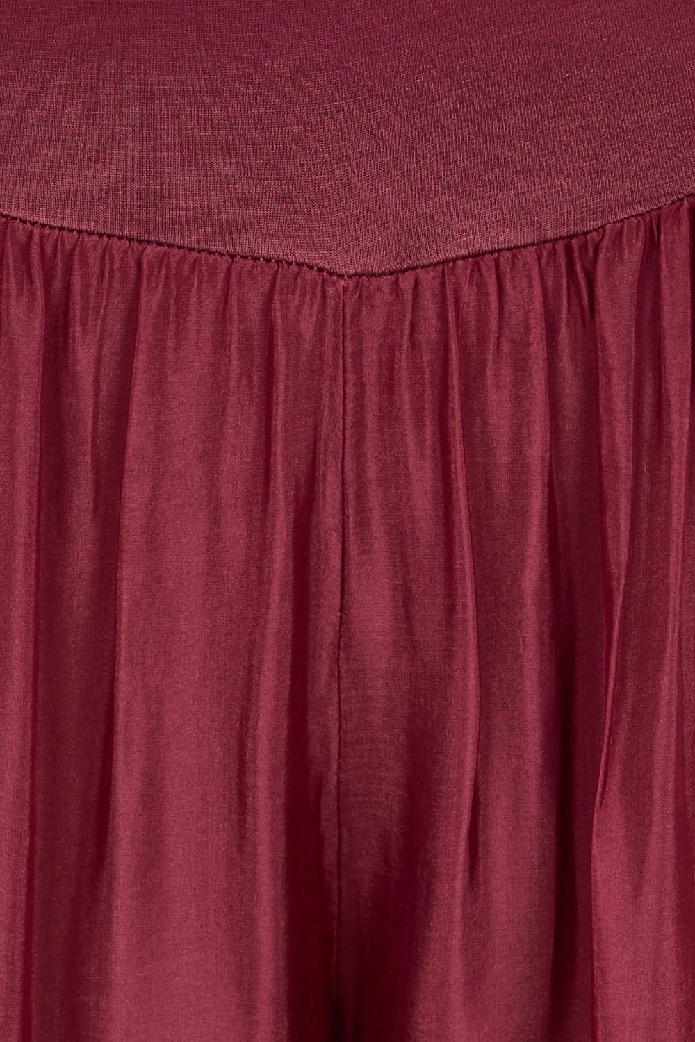 Silk Pant - Wine