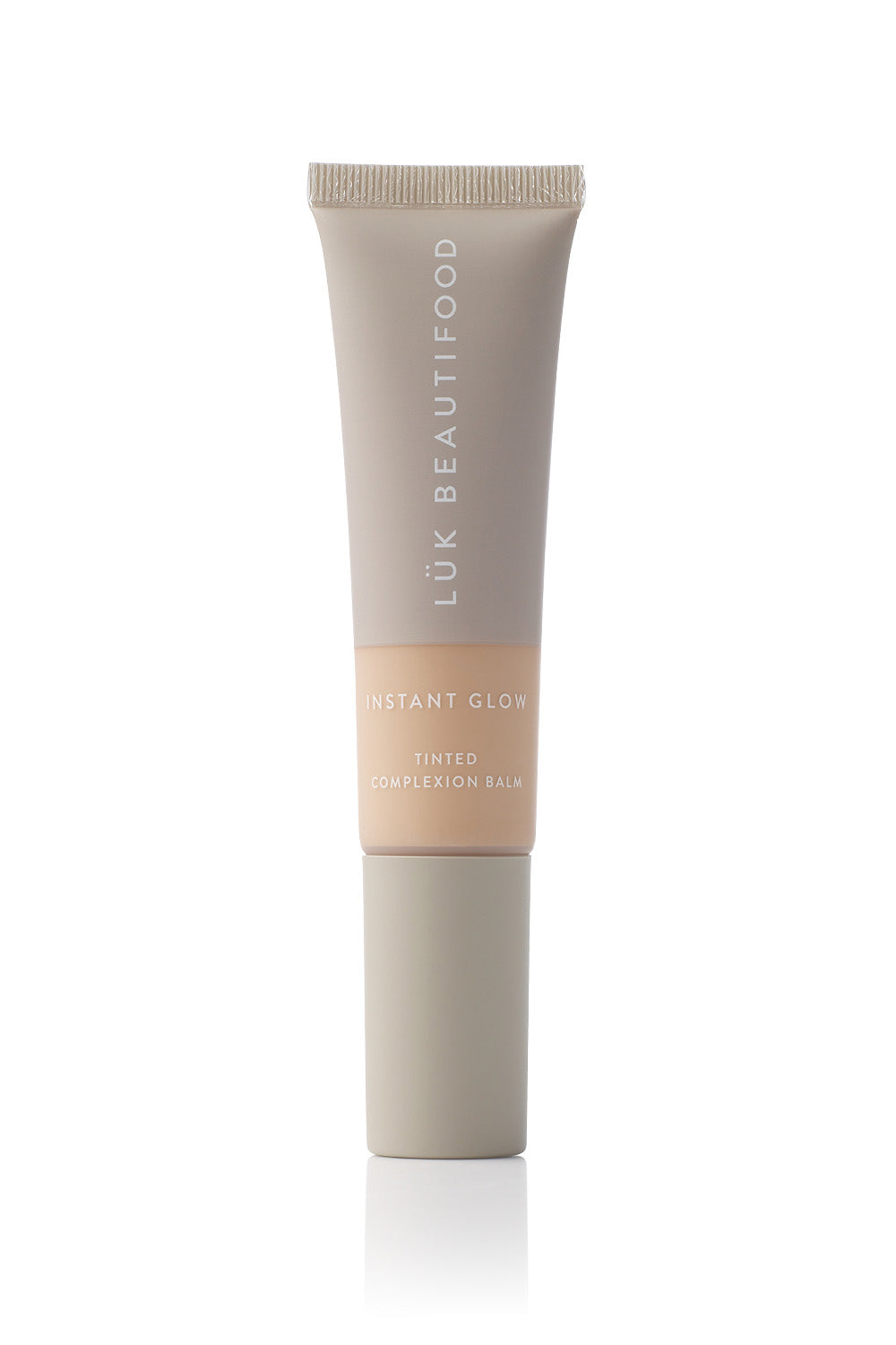 Product shot of the Tinted Complexion Balm in colour Lightmed, detail