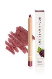Product shot of the Lipstick Crayon Replenishment in colour Berrybite (Pink), detail