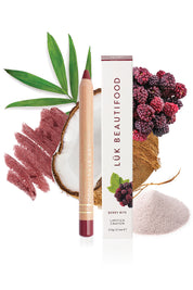 Product shot of the Lipstick Crayon Replenishment in colour Berrybite (Pink), detail