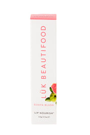 Product shot of the Guava Blush Lip Nourish in colour Guavablush (Pink), from the front