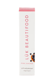 Product shot of the Pink Juniper Lip Nourish in colour Pink (Pink), from the front