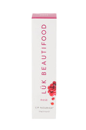 Product shot of the Rose Lip Nourish in colour Rose (Pink), from the front