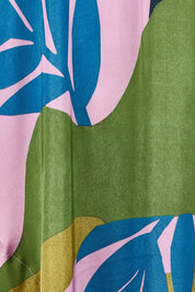 Product shot of the Banderas Modal Blend Kaftan in colour Lilac (Purple), detail