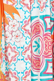 Product shot of the Busena Midi Dress in colour Mist, detail