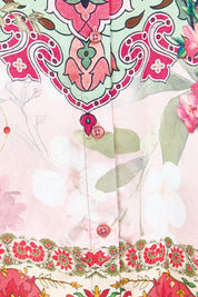 Product shot of the Jardine Shirt – Print in colour Print, showing detail