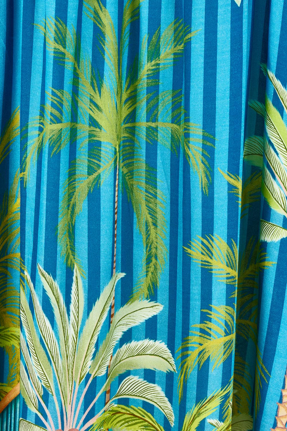 Product shot of the Mardiva Sundress in colour Ocean, detail