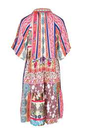 Product shot of the Miramar Dress – Print in colour Print, from the back