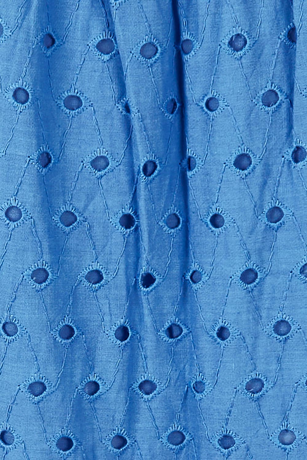 Product shot of the Tarnee Sundress in colour Ocean (Blue), detail