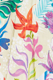Product shot of the Velma Shirt in colour Multi (Blue), detail