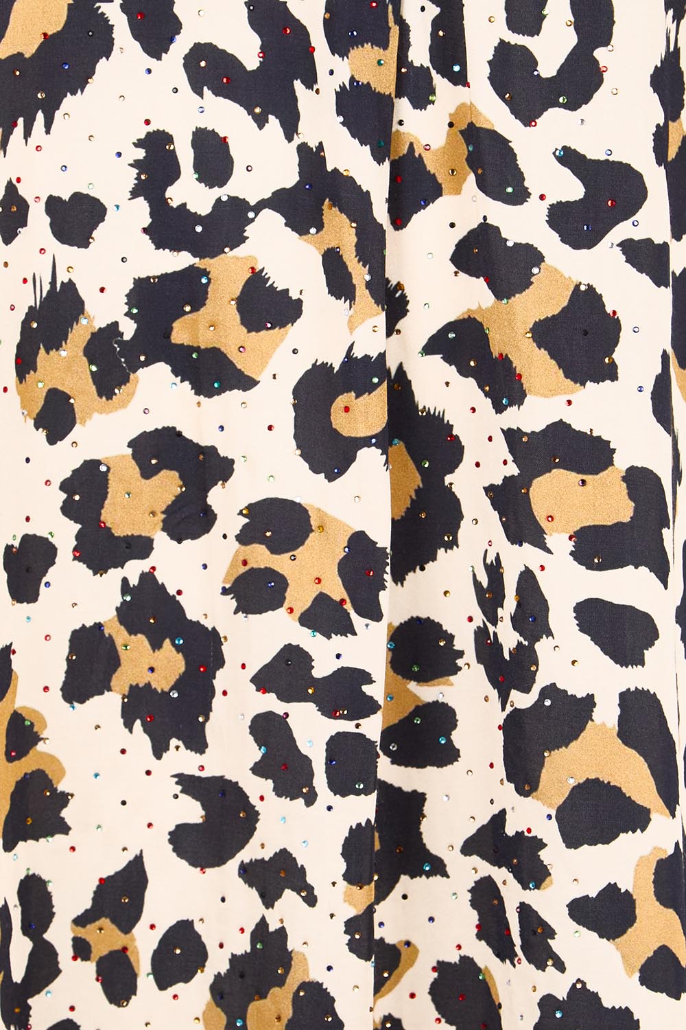 Product shot of the Wild Safari Dress - Print in colour Print, showing detail