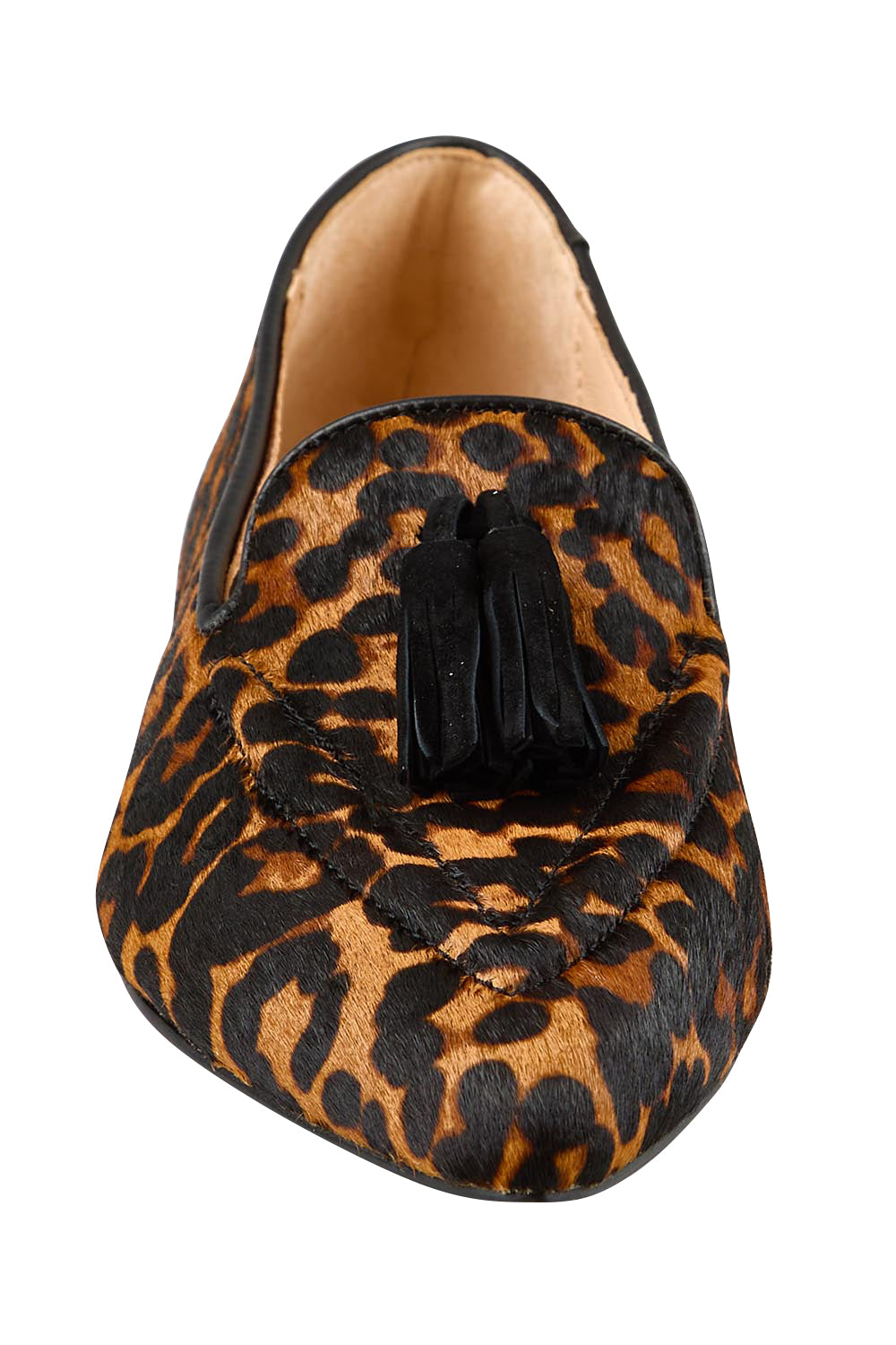 Product shot of the Palace Loafer - Leopardblack in colour Leopardblack, showing detail