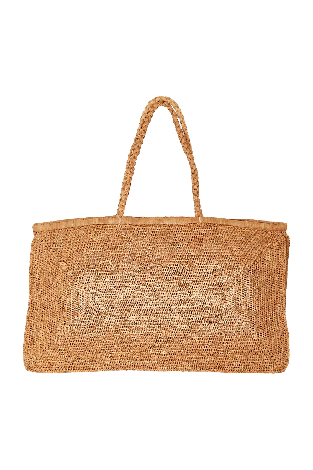 Product shot of the Alice Bag in colour Lightbrown, from the front