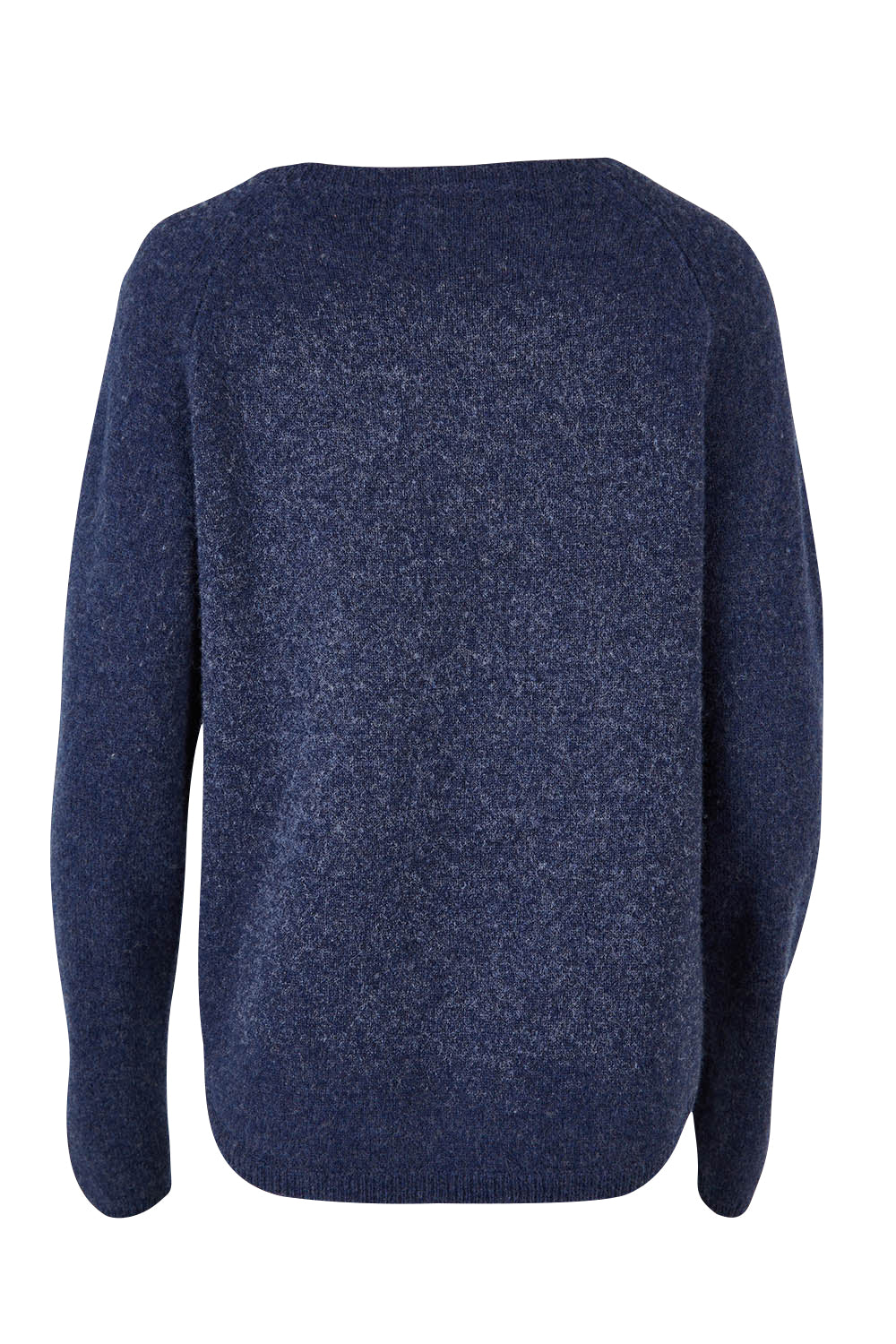 Product shot of the Bristol Sweater in colour Softblue (Blue), from the back