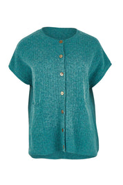 Komma Lambswool Vest - Sea