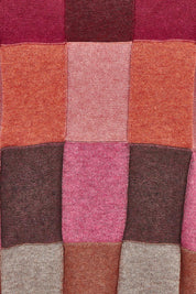 Product shot of the Lindi Organic Cotton Sweater in colour Spice (Pink), detail
