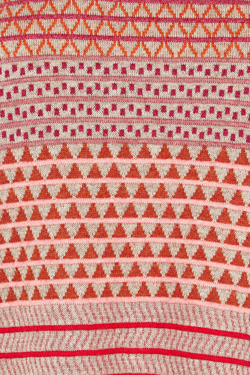 Product shot of the Rihanna Organic Cotton Sweater in colour Mushroom, detail
