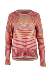 Product shot of the Rihanna Organic Cotton Sweater in colour Mushroom, from the front