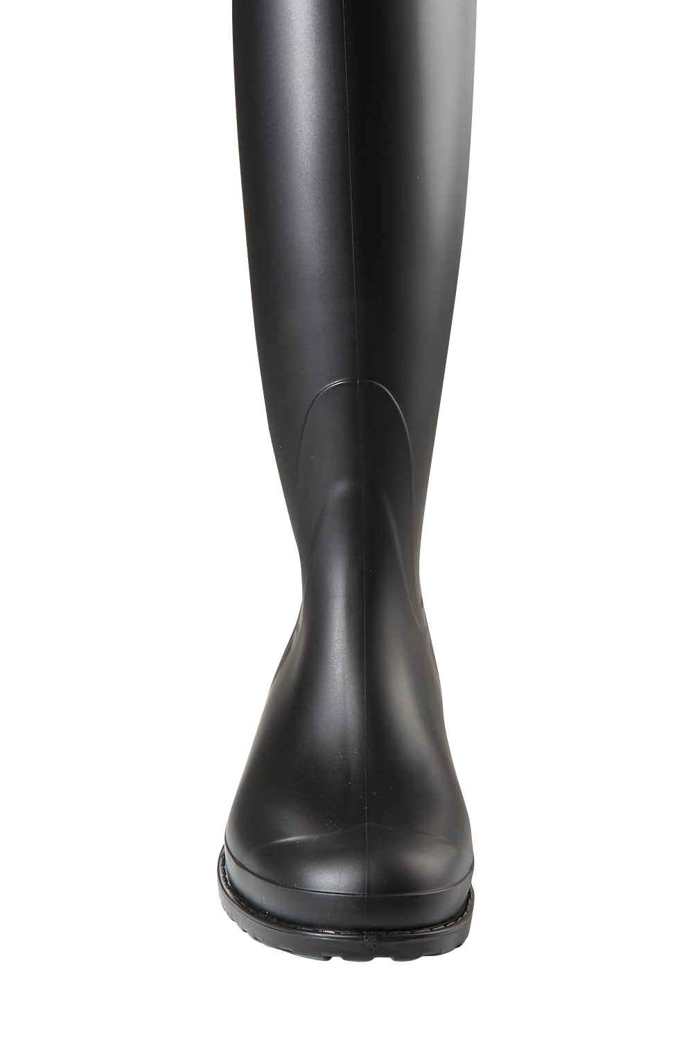Product shot of the Otoki Waterboot Calf Rainboot in colour Black (Black), detail