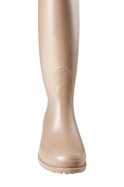 Product shot of the Otoki Waterboot Calf Rainboot in colour Soy, detail