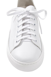 Product shot of the Oskher Leather Sneaker in colour White (White), detail