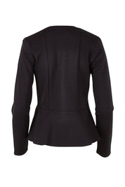 Product shot of the Jamie Jacket in colour Black (Black), from the back