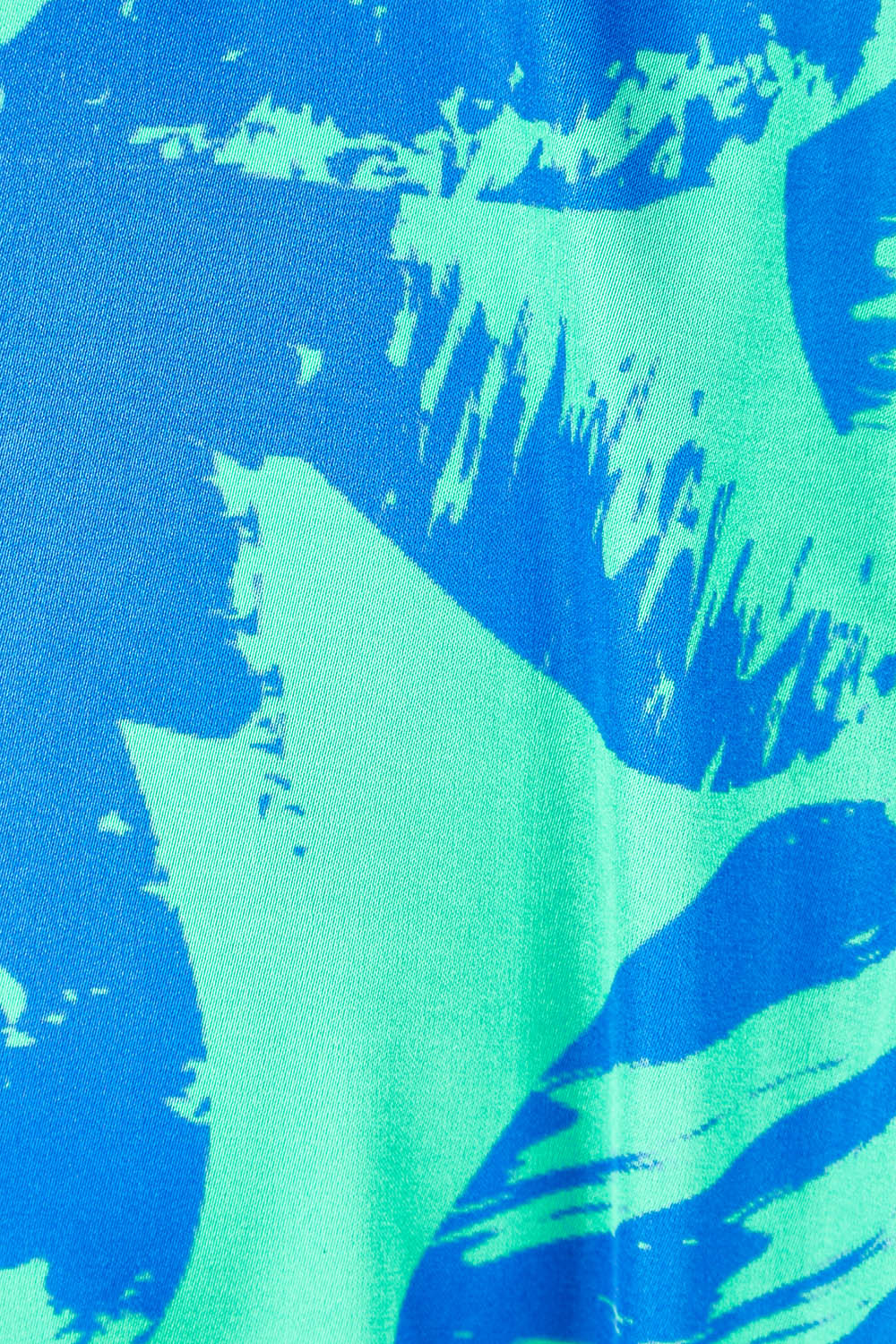Product shot of the Alanah Wrap Dress in colour Bahamas (Green), detail