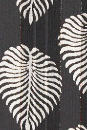Product shot of the Olivia Jumpsuit in colour Leaf (Black), detail