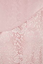 Product shot of the Marnie Dress in colour Dustyrose (Pink), detail