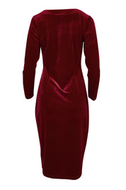 Diana Velvet Dress – Garnet