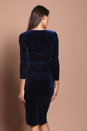 Diana Velvet Dress - Moonlight