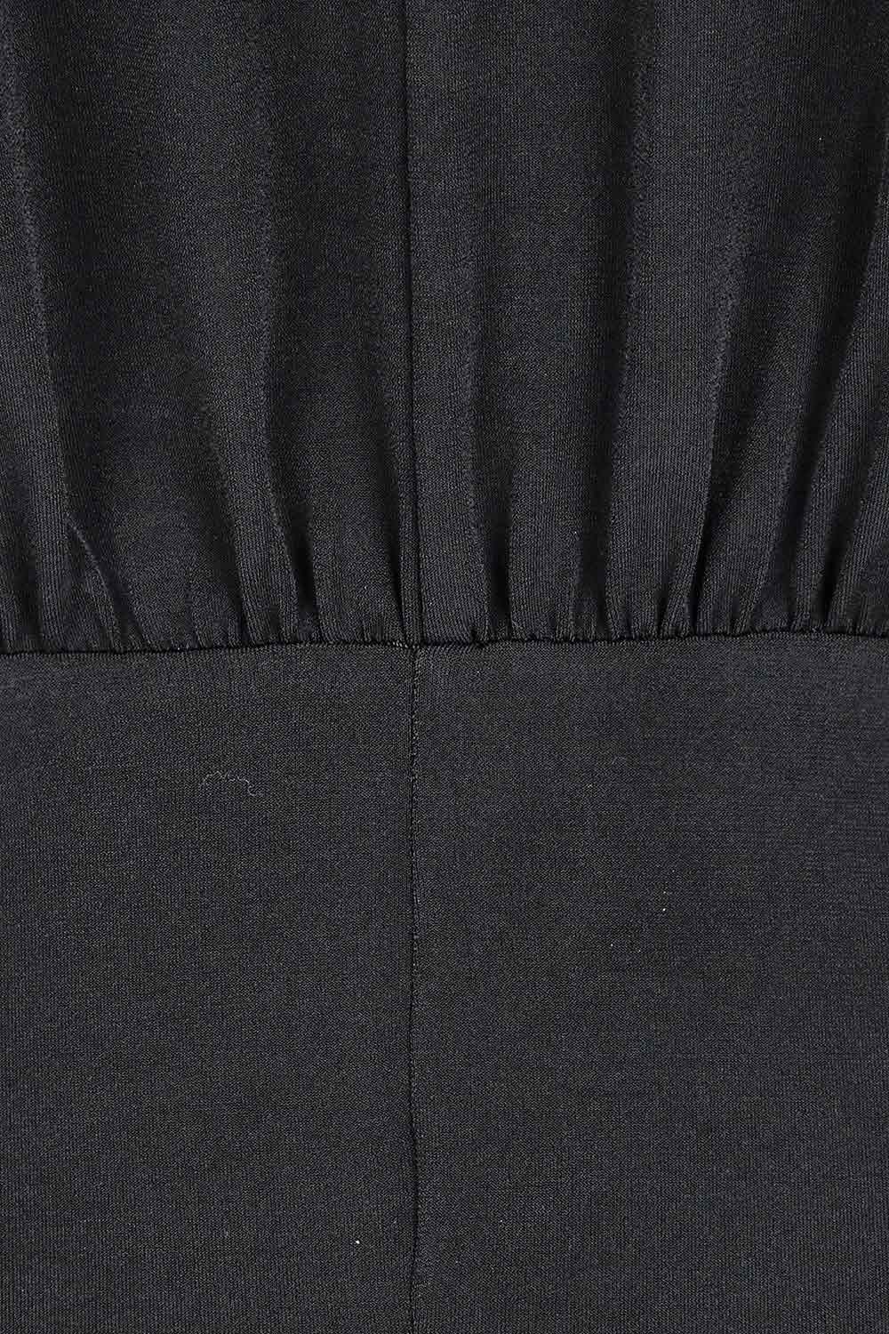 Product shot of the Niamh Top in colour Black (Black), detail