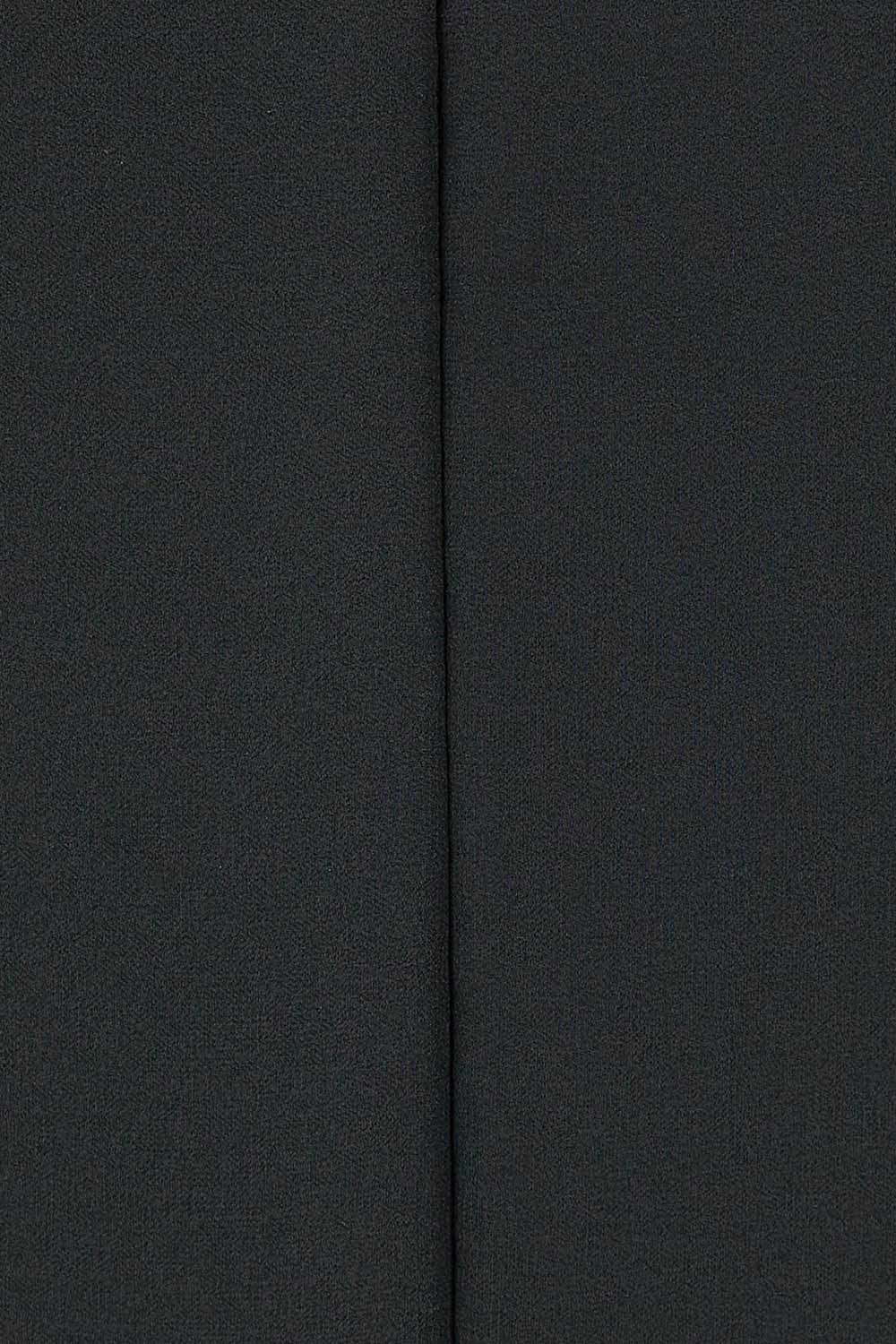 Product shot of the Bethany Dress in colour Black (Black), detail