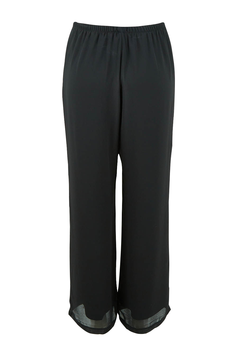 Product shot of the Marie Pants in colour Black (Black), from the back