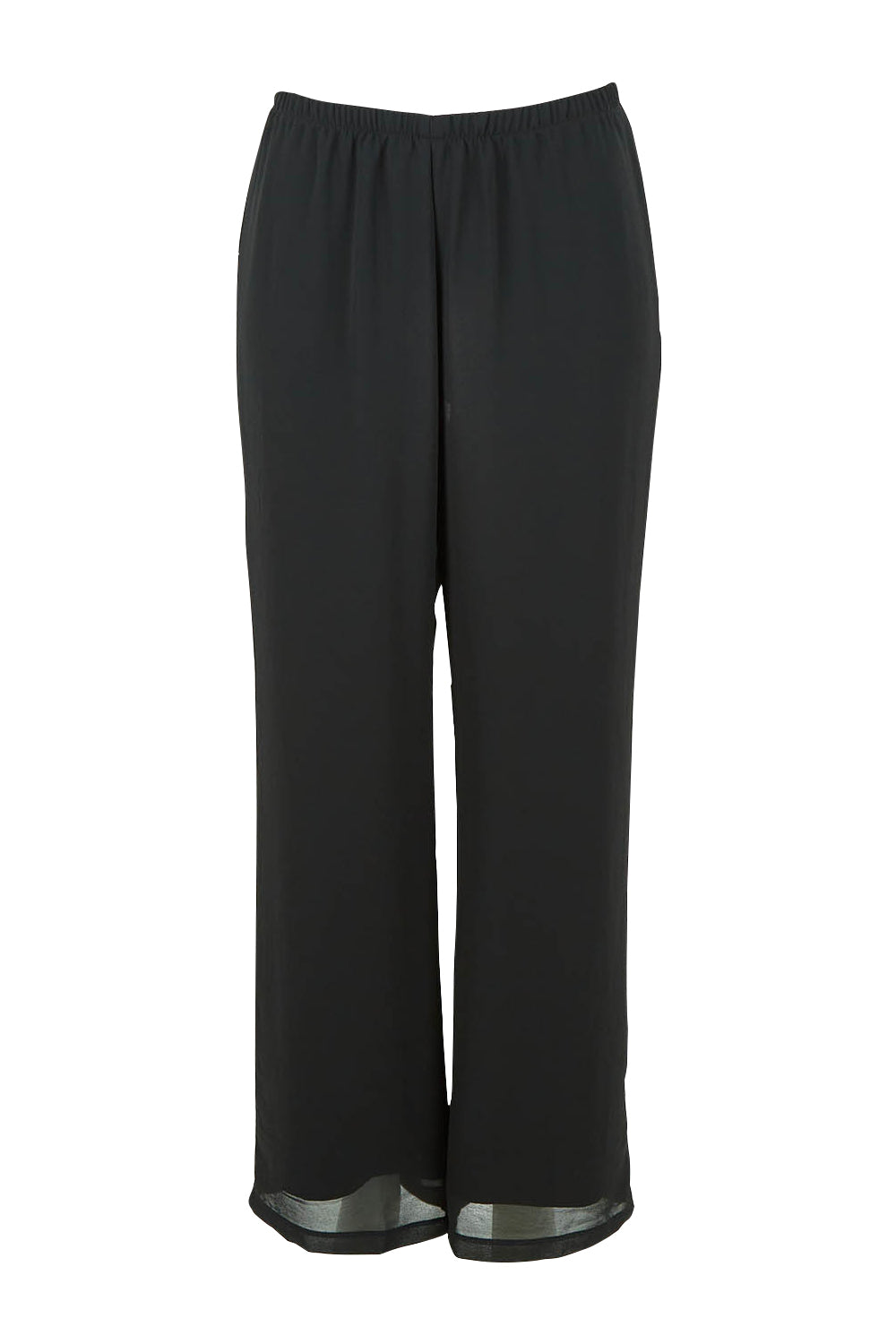 Product shot of the Marie Pants in colour Black (Black), from the front