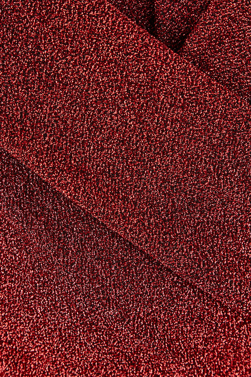 Product shot of the Alex Dress in colour Flame (Red), detail